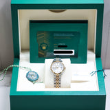 2024 Rolex Datejust 28mm 2T Silver Diamond Ref. 279173 A001018