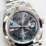 2026 Rolex Datejust 41 Wimbledon Dial Smooth Jubilee Ref. 126300 A001843