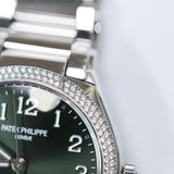 2023 Patek Philippe 36 Green Dial Diamond Bezel Ref. 7300/1200A-011 A000997