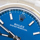 2025 Rolex Oyster Perpetual 34 Blue Dial Ref. 124200