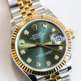 2024 Rolex Datejust 31 Green Dial 278273