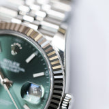 2023 Rolex Datejust 41 Mint Green   Dial Ref. 126334
