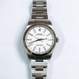 2018 Rolex Oyster Perpetual 39 White Dial Ref. 114300 A001590