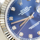 2022 Rolex Datejust 41 Blue Diamonds 126334