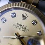 2020 Rolex Datejust 36 Champagne Diamond Ref. 126233 A001247