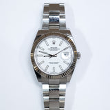 2023 Rolex Datejust 41 White Dial Oyster Ref. 126334 A001245