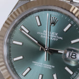 2026 Rolex Datejust 41 Mint Green Dial Fluted Jubilee Ref. 126334 A001875