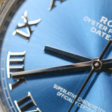 2021 Rolex Datejust 41 Azzuro Blue Ref. 126334