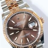 2025 Rolex Datejust 36 Chocolate Fluted Jubilee Ref. 126231 A001418