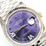 2025 Rolex Datejust 36 Purple Roman Ref. 126234 A001070