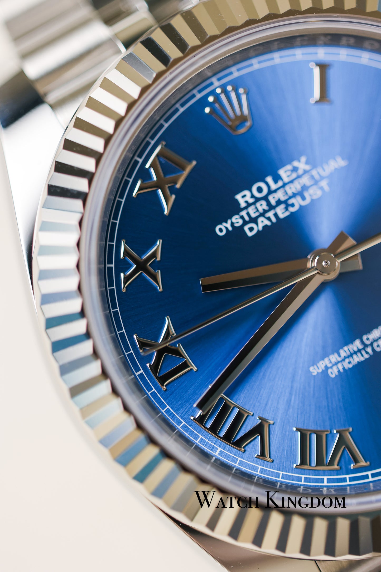 2022 Rolex Datejust 41 Blue Dial Fluted Jubilee