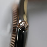 2026 Rolex Datejust 41 Chocolate Diamonds Dial Fluted Jubilee 2T RG Ref. 126331 A001521