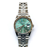 2026 Rolex Datejust 36 Mint Green Fluted Jubilee Ref.126234 A001423