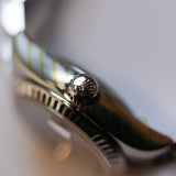 2015 Rolex Datejust 26 Black Roman Dial Fluted Jubilee Ref. 179174 B00185