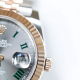 2025 Rolex Datejust 41 2T "Wimbledon" Fluted Jubilee Ref. 126331 A001266
