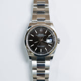 2019 Rolex Datejust 36 Smooth Oyster Black Dial Ref. 126200 A001666