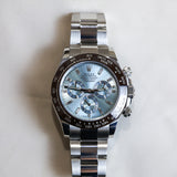 2023 Rolex Daytona Ice Blue Baguette Diamonds Dial 116506