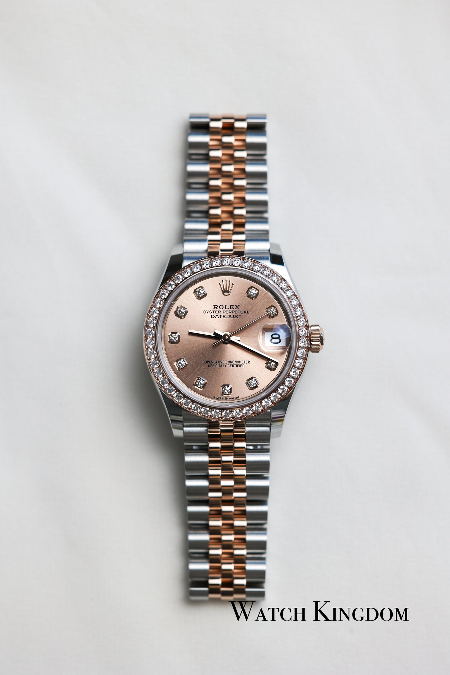 2023 Rolex Datejust 31 Rose-Color Dial Two Tone RG