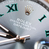 2025 Rolex Datejust 41 2T "Wimbledon" Fluted Jubilee Ref. 126331 A001266