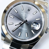 2025 Rolex Datejust 41 Grey Dial Ref. 126300