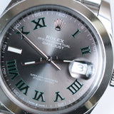 2019 Rolex Datejust 41 Smooth Jubilee Wimbledon Dial Ref. 126300 A001684