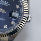 2022 Rolex Datejust 41 Blue Diamonds 126334