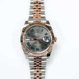 2025 Rolex Datejust 41 2T "Wimbledon" Fluted Jubilee Ref. 126331 A001266