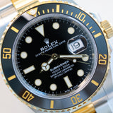 2021 Rolex Submariner Black Dial Two Tone YG