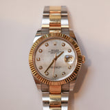 2020 Rolex Datejust 41 MOP Diamonds Dial Two Tone YG Ref. 126333 B00314