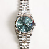 2026 Rolex Datejust 36 Mint Green Fluted Jubilee Ref. 126234 B00043