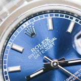 2014 Rolex Datejust 31 Blue Dial Smooth Bezel Jubilee Ref. 178240 A001638