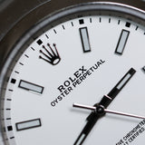 2018 Rolex Oyster Perpetual 39 White Dial Ref. 114300 A001590