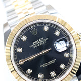 2024 Rolex Datejust 41 Black Diamond Ref. 126333 A001257