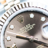 2022 Rolex Datejust 28 Chocolate Dial Fluted Jubilee Two Tone RG