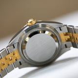 2021 Rolex Datejust 28 Champagne Roman Numerals Dial Two Tone Fluted Jubilee Ref. 279173 A001737