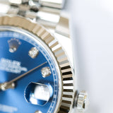 2025 Rolex Datejust 41 Blue Diamond Dial Ref. 126334