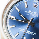 2014 Rolex Datejust 31 Blue Dial Smooth Bezel Jubilee Ref. 178240 A001638