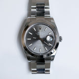 Rolex Datejust 41 Slate Dial Smooth Oyster Ref. 126300 A001914