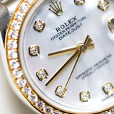 2025 Rolex Datejust 31 MOP RBR 2T YG Fluted Jubilee Ref.278383RBR A001461