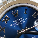 2026 Rolex Datejust 31 Blue Roman Dial Fluted Jubilee Ref. 278274 A001747
