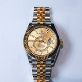 2021 Rolex Sky-Dweller Champagne Dial 2T YG Ref. 326933 B00122