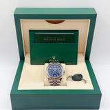 2023 Rolex Datejust 41 Blue Motif Dial Fluted Jubilee Ref. 126334 B00293