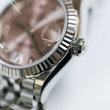 2026 Rolex Datejust 31 Pink Roman Dial Fluted Jubilee Ref. 278274 A001552