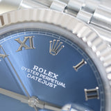 2019 Rolex Datejust 41 Azzurro Blue Dial Fluted Jubilee Ref. 126334 A001233