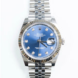 2026 Rolex Datejust 41mm Blue Diamond Fluted Jubilee 126334 A001286