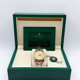 2025 Rolex Datejust 41mm 2T Champagne Index Ref. 126333 B00324