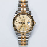 2025 Rolex Datejust 41 Champagne Index Dial  Ref. 126333 A001065