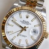 2017 Rolex Datejust 41 White Dial 126333