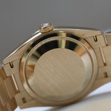 2024 Rolex Daydate 36 Ombre Green Dial Full Yellow Gold Ref. 128238 A001740