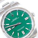 2023 Rolex Oyster Perpetual 41 Green Dial Ref. 124300 A001079